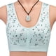 thumbnail image 3 of Minnieouse Sujetador Bralette Transpirable Y Que Absorbe La Humedad Para Mujeres Actividades Deportivas Ropa Interior Para Mujer Sujetadores Ropa interior verde claro 36/80【L】, 3 of 6