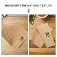 thumbnail image 3 of Luxshiny 300Pcs Brown Paper Silverware Bags for Fast Food and Party Tableware Storage, 3 of 6