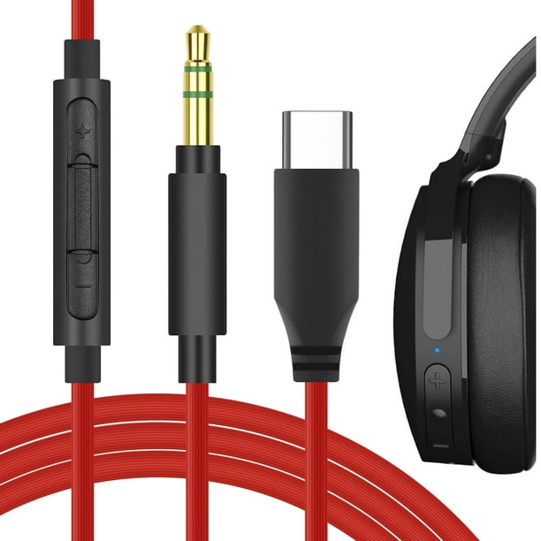 Geekria QuickFit USBC Digital Audio Cable for Skullcandy HESH3, HESH2