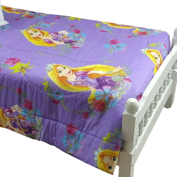 Disney Tangled Twin Bed Comforter, Rapunzel Queen Size Bedding