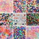 thumbnail image 2 of Cuentas acrílicas transparentes de gran agujero de 6 x 9 mm, cuentas de poni para hacer joyas, manualidades bonitas, collares, pulseras, trenzas de cabello, regalo, 2 of 5