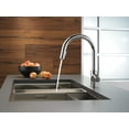 thumbnail image 2 of Delta Trinsic Single Handle Pull-Down Kitchen Faucet in Chrome 9159-DST, 2 of 16