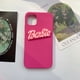 thumbnail image 1 of DIY 3D Barbie Hot Pink Funda Blanda De Silicona Trenzada Para iPhone 14PROMAX 12PROMAX 11 11PRO 13PROMAX 14 14PRO 7 8PLUS XR XSMAX Lujo simple Mujeres Totalmente Protegidas A Prueba De Golpes shell, 1 of 3
