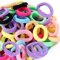 thumbnail image 2 of Naisfei Hair Ties for Toddler Girls 100 Pcs, Elastic Hair Bands Small Hair Ties for Girls Rubber Bands Elastic Ponytail Holders, Multi-Color Hair Ties Cute Fashion Baby Girl Hair Barrettes, 2 of 4