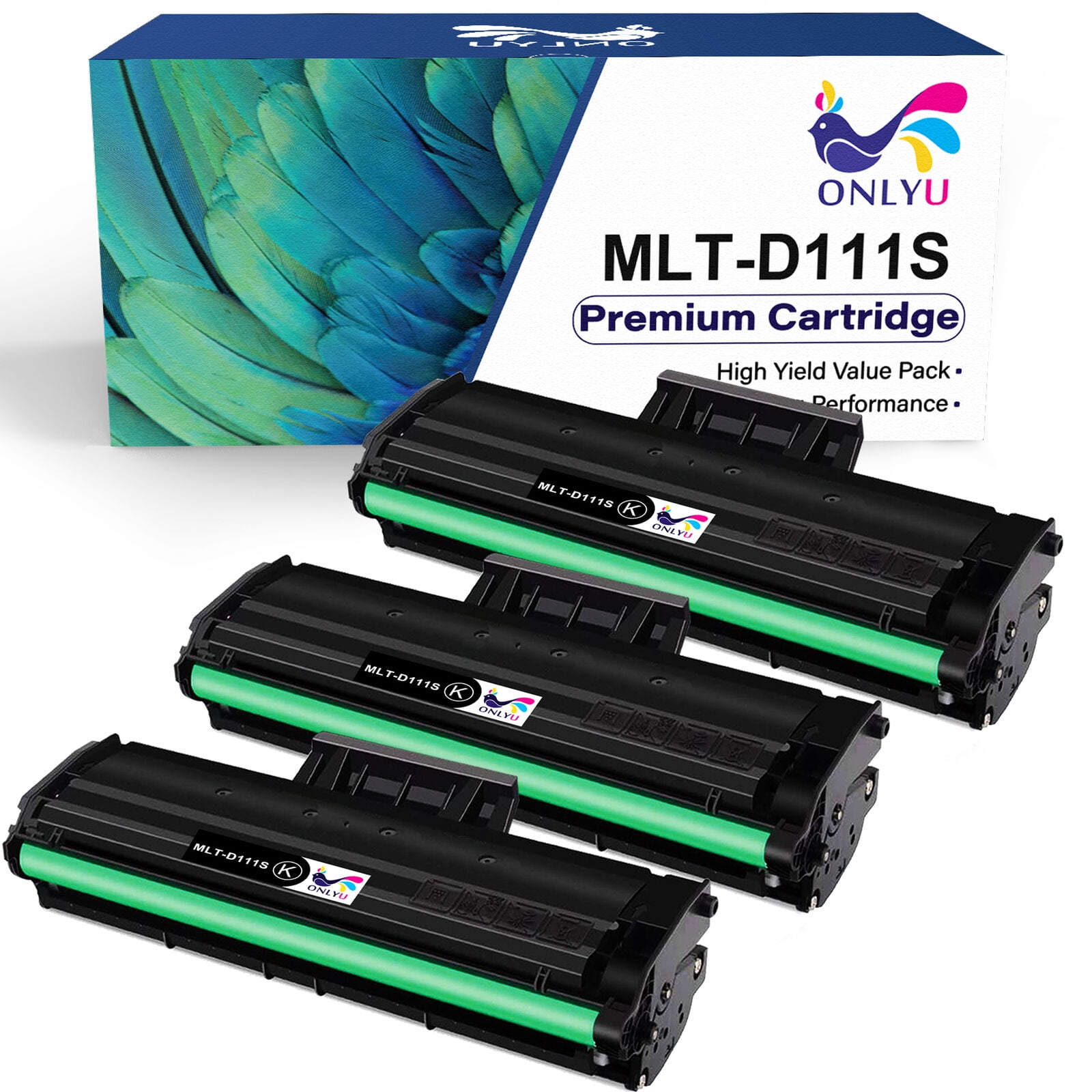 MLT-D111S MLTD111S Toner Cartridge Fits Samsung 111S Xpress M2020W M2070FW 