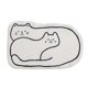 thumbnail image 1 of Alfombra absorbente antideslizante para dormitorio, Felpudo de felpa suave, alfombrilla para el suelo de la sala de estar, alfombrilla para el pie de entrada Fivean unisex, 1 of 2