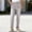 White, variant on Women's Wide Leg False Jeans Stretch Soft Elastic Waist Pants with Pockets Solid Color Pant for Work and Casual