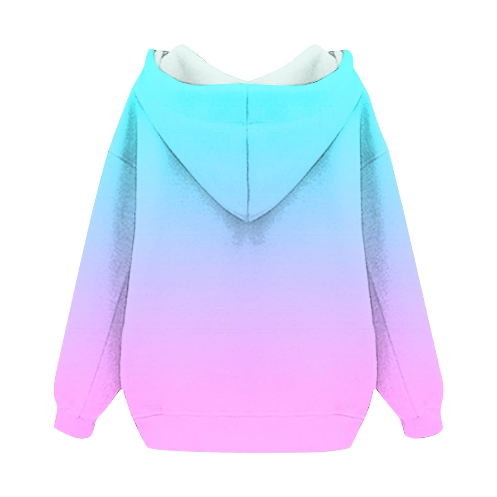 Pink purple blue online hoodie