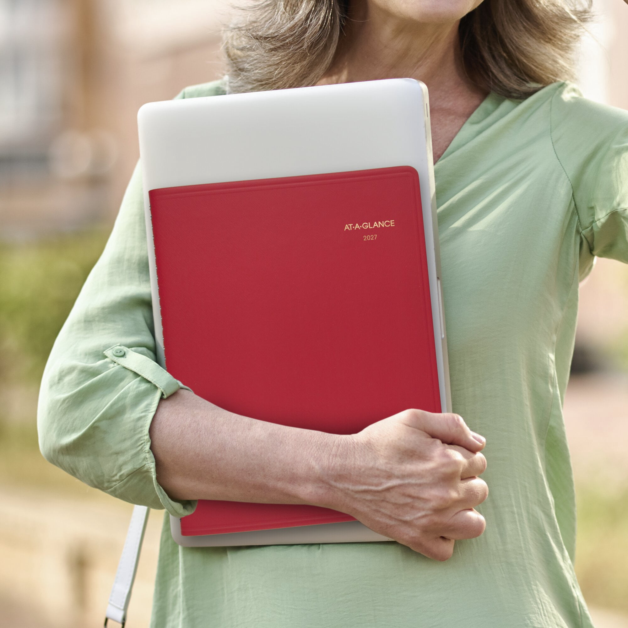 AT-A-GLANCE 2027 Weekly Appointment Book Planner Red Large 8 14 x 11 - Weekly
