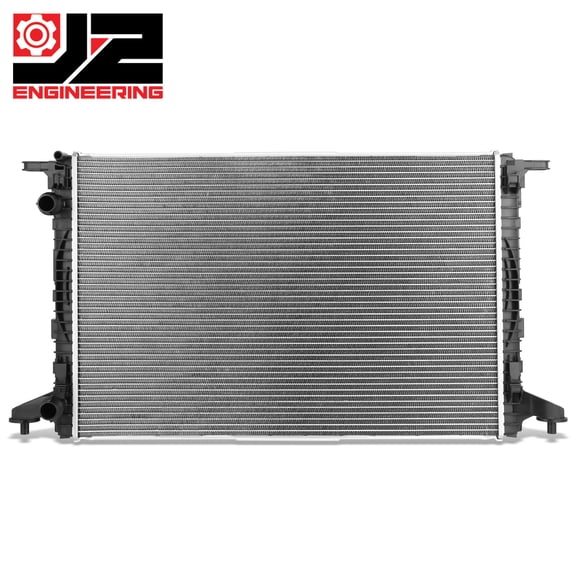 J2 Engineering for 17-22 Audi A4 Allroad A5 A6 Q7 2.0 Turbo Aluminum Cooling Radiator DPI 13665