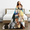 thumbnail image 6 of Drew Starkey Blanket Soft and Warm Lightweight Fluffy Throws Blankets Rug Carpet Gift for Beach Yoga Bedroom Living Room Decoration Sofa Camping Trip Dorm Decor All Season, 6 of 6