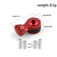 thumbnail image 2 of ZheElen Section Force Servo Protection Anti-Usure Bras de Direction Demi-Servo Bras 1/8 Télécommande Bateau M / Noir M / Rouge, 2 of 6