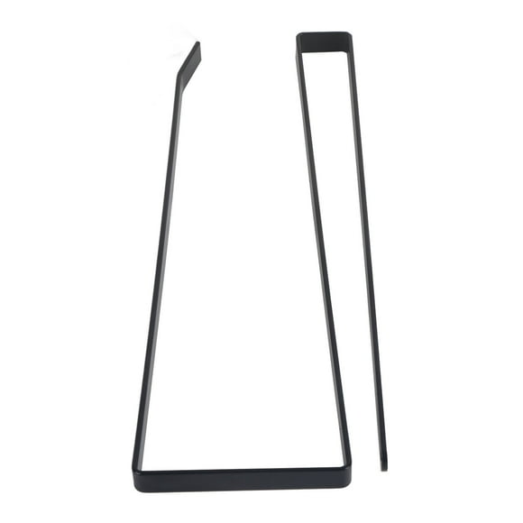 Organizador De Almacenamiento De Toallero De Papel De Cocina De Acero, Negro, Para Colgar En Armarios
