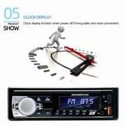 Single Spindle Short Dual USB Car Bluetooth MP3 Player Red Light Model 521