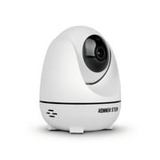 Konnek Stein Camera Dome Surveillance Cameras WiFi Home Security Systems 360 Degree Monitoring HD 1080P Motion Detection IR Night Vision App Remote Control Two-Way Audio 3 Storage SD Card Slot White