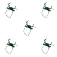 thumbnail image 1 of pitrice 1/2/3/5 Maille Fascinator Femmes Coiffure Prom Maquillage Nuptiale Scène Réglable Performance Photo Coiffe Fille Bande de Cheveux Vert Foncé 5PCS, 1 of 6