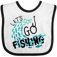 thumbnail image 3 of Inktastic Let's Go Fishing Boys or Girls Baby Bib, 3 of 4