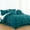 Teal, variant on Chezmoi Collection Sydney 7-Piece Pinch Pleat Comforter Set, Lightweight Pintuck Bedding for All Season, Queen, Teal