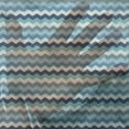 thumbnail image 3 of Aqua Tulle Curtains with Rod Pocket, Retro Vintage Chevron Geometrical Zig Zag Stripes, Sheer Drape for Wedding Party 2 Panels, 7 Sizes, Pale Blue Navy Blue, by Ambesonne, 3 of 3