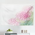 thumbnail image 1 of Hydrangea Tapestry, Realistic Watercolor Fine Art Paint of Flower Creative Blossoming Print, Fabric Wall Hanging Decor for Bedroom Living Room Dorm, 2 Sizes, Multicolor, by Ambesonne, 1 of 1