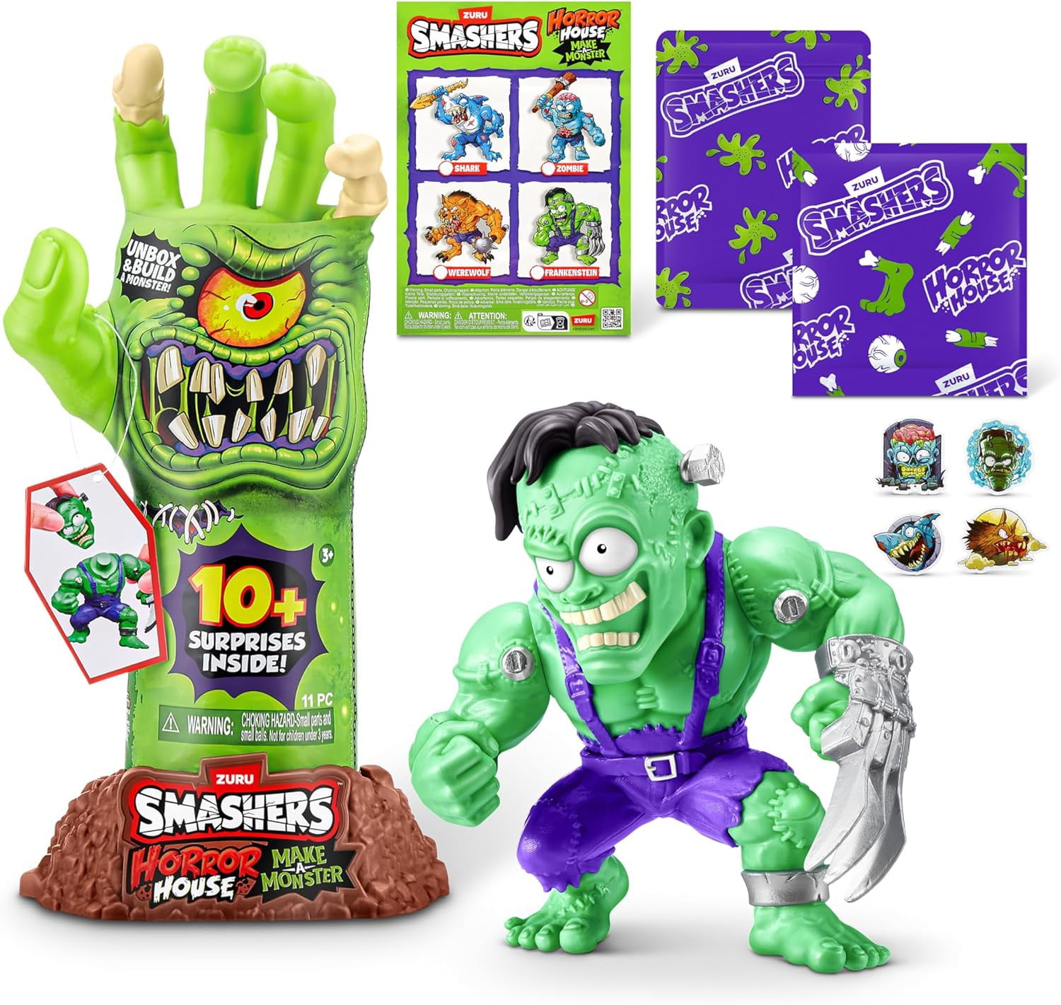 Smashers Dinos vs Aliens Rocket Mystery Pack (TRex, 25+ Surprises