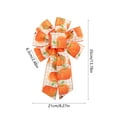 thumbnail image 3 of Thanksgiving Bow Tie Door Hanging Decor - 13.78x8.27in Polyester Bowknot for Holiday Celebration - Festive Home Decor for Thanksgiving Party, Wall & Front Door Decoration, 3 of 6