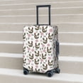 thumbnail image 5 of Uemuo Flowe Rooster Printed Washable Luggage Cover - Fashion Suitcase Protector Fits 18-32 Inch Luggage -Small, 5 of 9