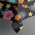 thumbnail image 5 of Pioneer Flower Floral Print Pattern Square Tablecloth, Waterproof Wipeable Spillproof Washable Table Cover for Home Kitchen Party Decor, 52"x52", 5 of 6