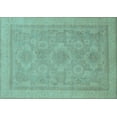 thumbnail image 1 of Ahgly Company Indoor Rectangle Oriental Light Blue Traditional Area Rugs, 5' x 7', 1 of 4