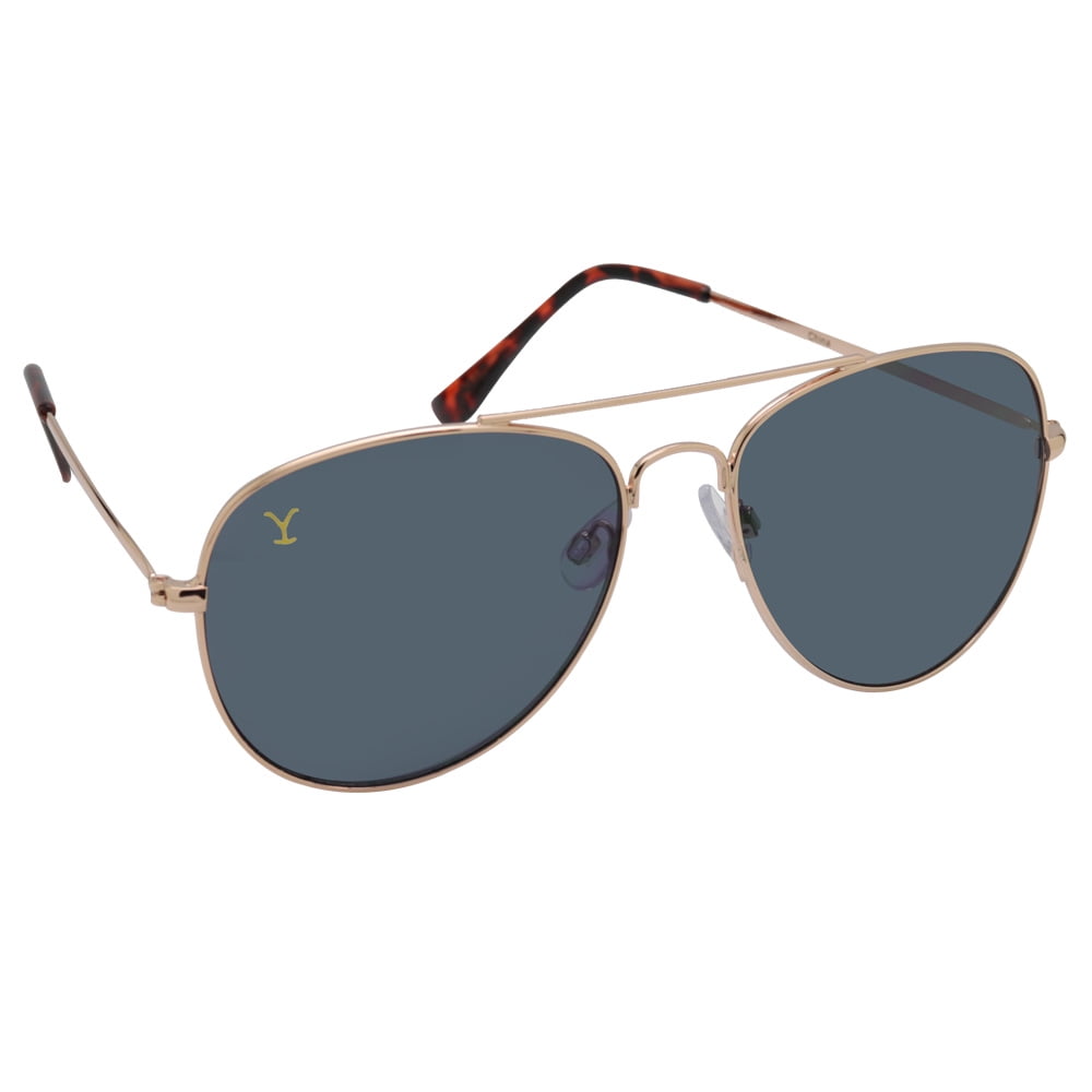 Yellowstone Adult Gold Aviator Sunglasses