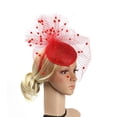 thumbnail image 2 of Diadema de Boda Hugo Charleston Mujer rojo estilo vintage, 2 of 8