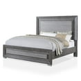 thumbnail image 2 of Furniture of America Iden 3pc Gray Wood Bedroom Set - Cal King + 2 Nightstands, 2 of 10