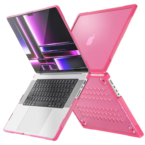 MacBook Air 15 inch Case 2025 2024 2023 Release M4 A3241 M3 A3114 M2 A2941 Liquid Retina Display, Plastic Hard Shell Case - Pink