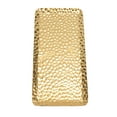 thumbnail image 3 of Rectangular Tray, Stainless Steel Decoration Hammered Tray Elegant  For Bathroom Silver,Gold, 3 of 8