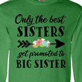 thumbnail image 4 of Inktastic Only the Best Sisters Get Promoted to Big Sister Long Sleeve T-Shirt, 4 of 5