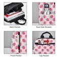 thumbnail image 3 of Xecao Floral Strawberr print Backpack For women men Aesthetic Lightweight Travel Daypack Simple Cute Backpack For Bookbag, 3 of 5