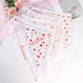 thumbnail image 3 of Outfmvch Crochet Bandanas Headbands Beige Vintage Boho Hair Scarf with Tassel Head Kerchief Knitted Triangle Tie Back Headscarf Hair Accessories for Women Girls Outfit Festival Gift Red One Size, 3 of 7