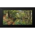 thumbnail image 2 of Monsted, Peder Mork 14x9 Black Modern Framed Museum Art Print Titled - A spring day in the forest, 2 of 5