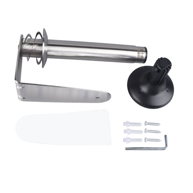 Paper Towel Holder Kitchen Punching Free Stretchable Commodity Shelf Stainless Steel Paper Plastic Wrap Storage Shelf