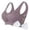 Rose Gold, variant on Womens Comfort Seamless Wirefree Breathable Yoga Bra for Sleep Workout Running and Everyday Support Purple L