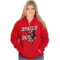 thumbnail image 3 of Funny Spaced Out Astronaut Joke Zip Up Hoodie Men's Women's Brisco Brands S, 3 of 6