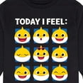 thumbnail image 3 of Baby Shark - Today I Feel Grid - Toddler And Youth Long Sleeve Graphic T-Shirt, 3 of 6