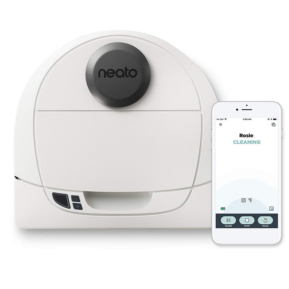 Neato Botvac Wifi Connected D3 Robot Vacuum, White