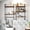 Walnut 37, variant on Farmhouse Wall Mounted Shelves 36in Industrial Pipe Shelf 3 Tier and 2 Tier, DIY Bookshelf Unit with 3 Hooks for Kitchen, Bedroom, Living Room Display, Walnut