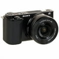 thumbnail image 2 of Sony ZV-E10 Mirrorless Camera +16-50mm Lens (Black) + 32GB + Extra Battery+ 3 PC Filter- Accessory Kit (International Version), 2 of 8