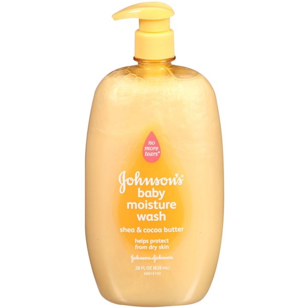 JOHNSON'S Shea & Cocoa Butter Baby Wash 28 oz (Pack of 3)