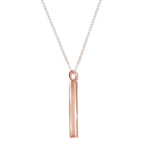 AFFY Animal Batman Pendant Necklace in 14k White Gold Over Sterling Silver