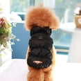 thumbnail image 4 of Spencer Windproof Dog Vest Winter Dog Coat Warm Dog Apparel for Cold Weather Turtleneck Fleece Dog Jacket for Small Medium Dogs (S, Black), 4 of 11