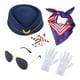 thumbnail image 4 of Conjunto de disfraz de Halloween, traje de cosplay de carnaval, accesorio de fiesta, gafas Estilo A, 4 of 7