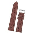 thumbnail image 3 of lionlar Leather Watch Band Adjustable Watch Band Strap Replacement Strap Watch Strap Red 18mm, 3 of 9